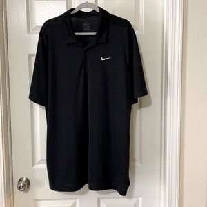 Nike Dri Fit Black Polo Shirt
